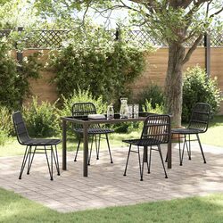 Your Ideal 5 Piece Black Steel Frame Dining Set