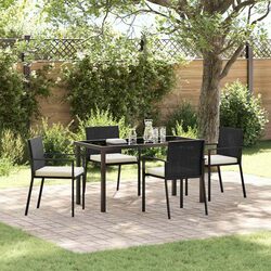 Your New Favorite Garden Dining Set in Black Steel