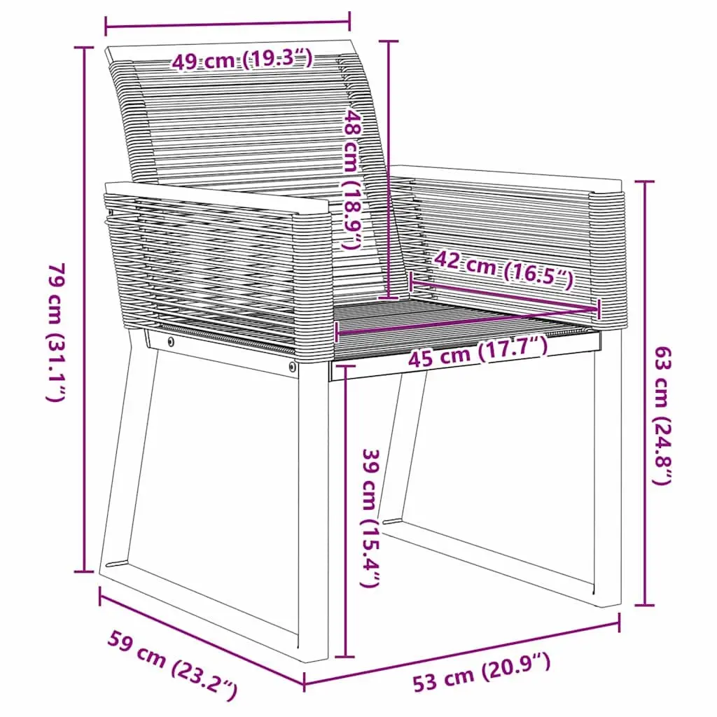 5-Piece Garden Dining Set