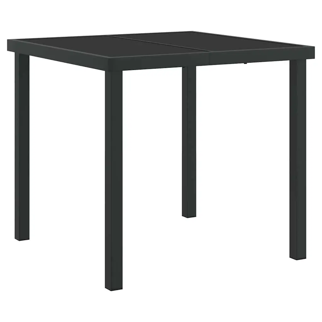 Outdoor Garden Dining Set 3 Pieces Grey Poly Rattan Patio Furniture with