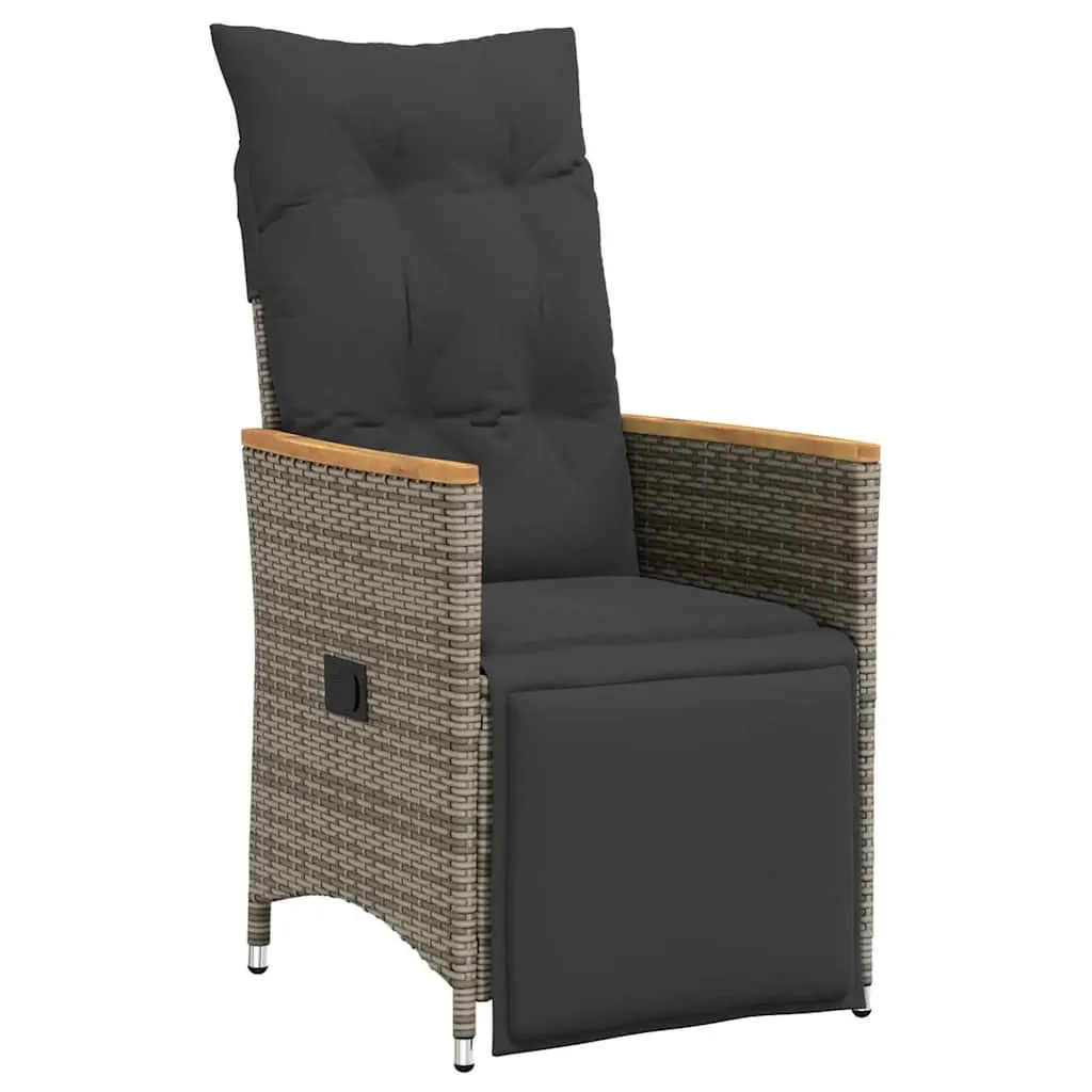 5-Piece Grey Garden Dining Set