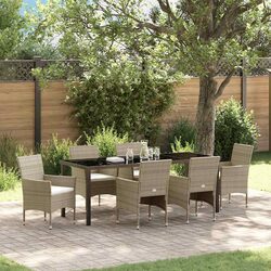 Your Friendly Outdoor Dining Set: 7-Piece Set with Cushions