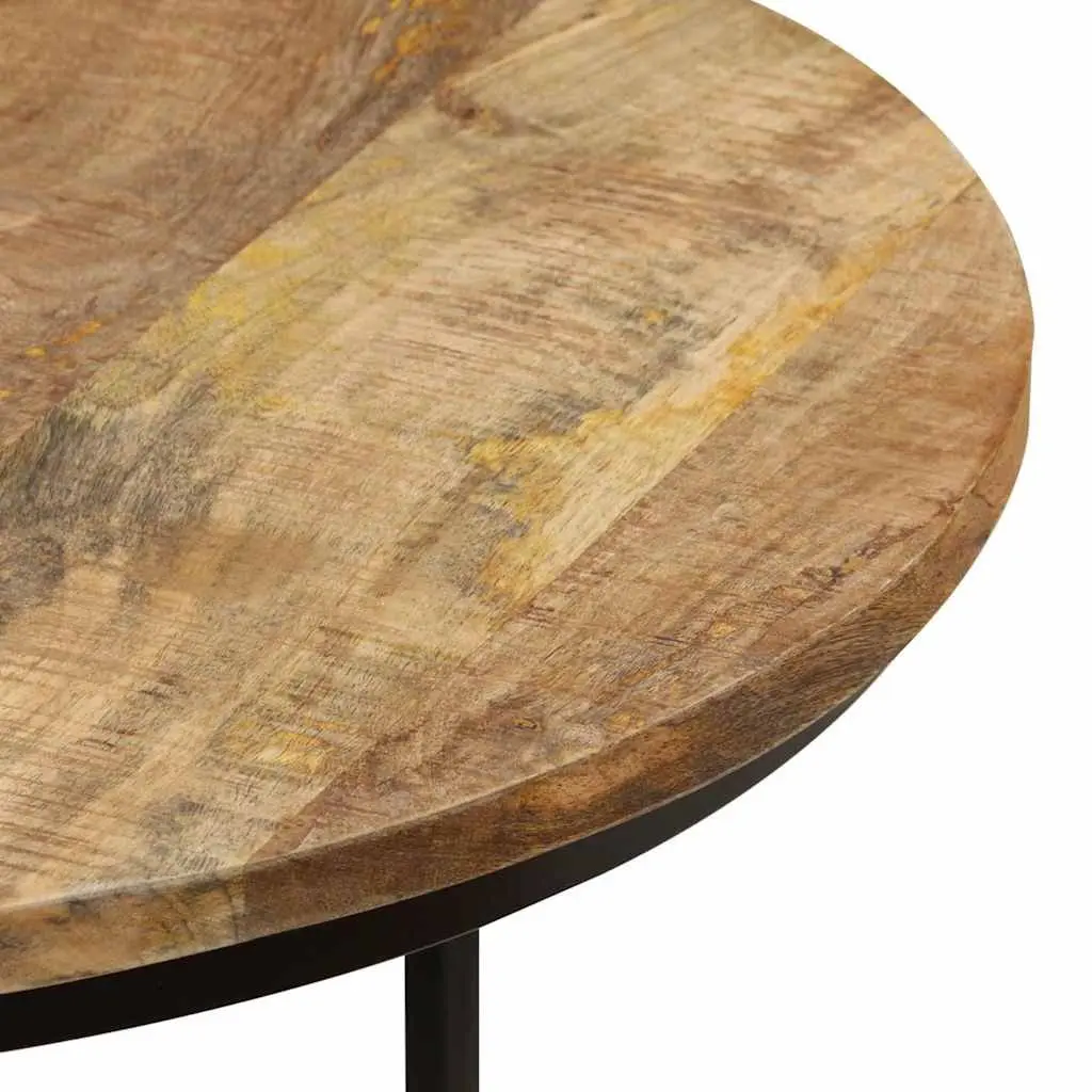 Nesting Tables Solid Wood Mango Brown 2 Piece Coffee Table Living Room Furniture
