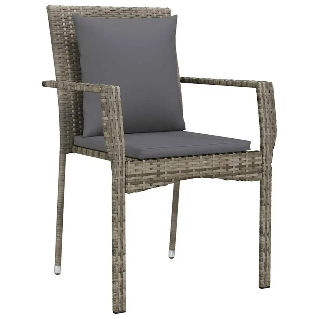 5 Piece Grey Garden Dining Set