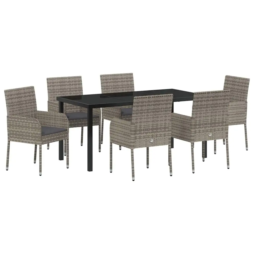 7-Piece Grey Garden Dining Set