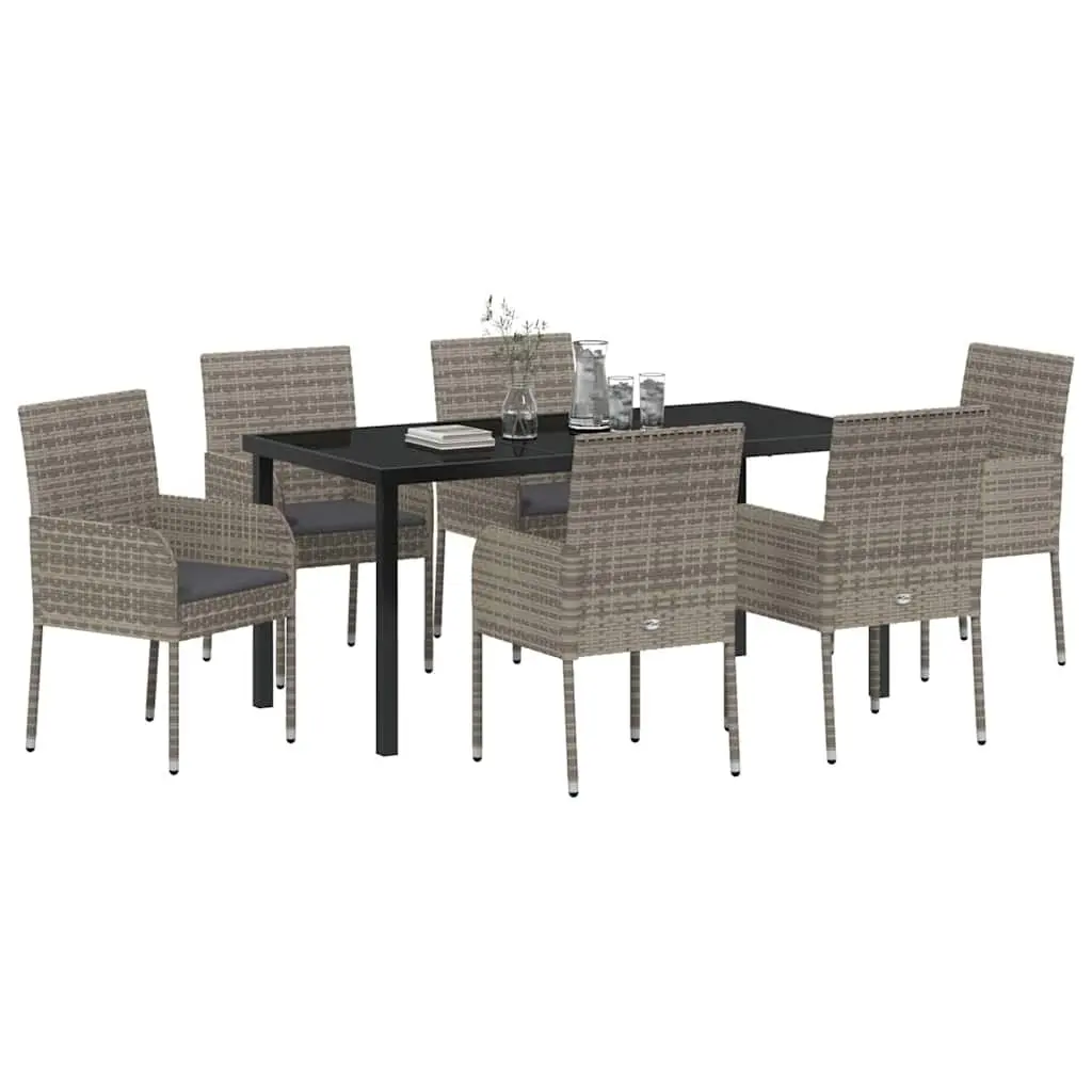7-Piece Grey Garden Dining Set