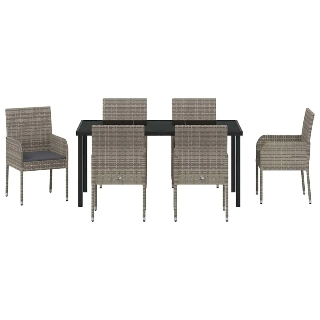 7-Piece Grey Garden Dining Set
