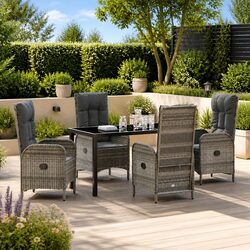Enjoy Outdoor Meals with a 5-Piece Dining Set