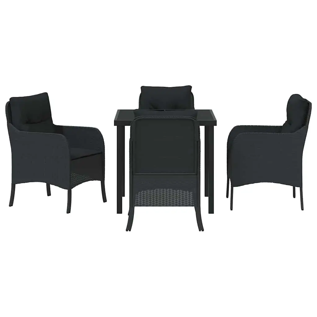 5 Piece Garden Dining Set with Cushions
