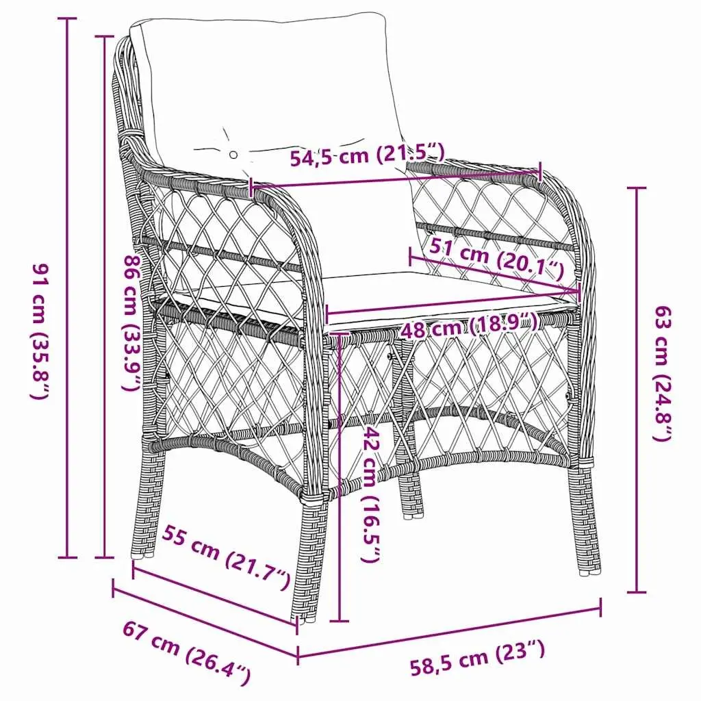 5-Piece Outdoor Dining Set
