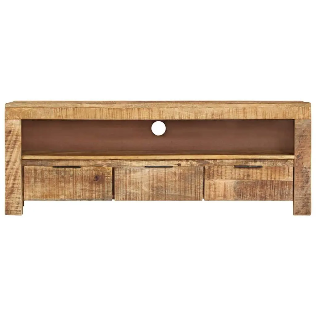 TV Cabinet Wooden Media Unit with Drawers 110x30x40 cm