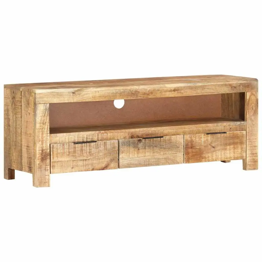 TV Cabinet Wooden Media Unit with Drawers 110x30x40 cm