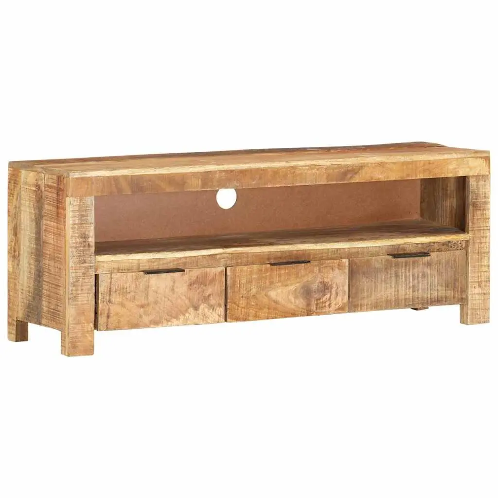 TV Cabinet Wooden Media Unit with Drawers 110x30x40 cm