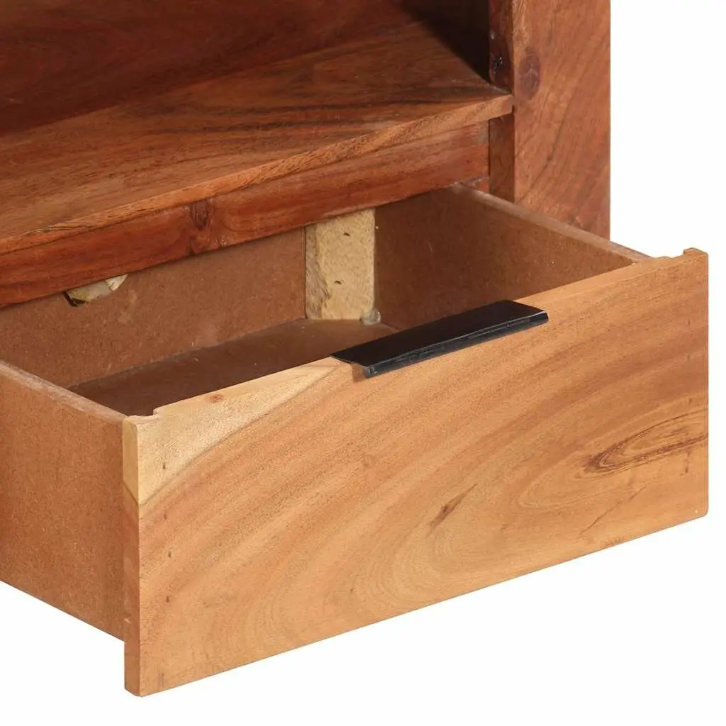 Acacia Wood TV Cabinet 110x30x40 cm