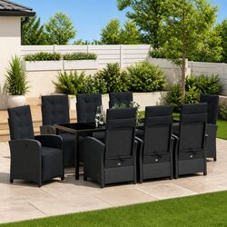 Explore the 9-Piece Outdoor Dining Set for Your Space