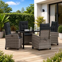 Make Outdoor Meals Enjoyable with 5-Piece Dining Set