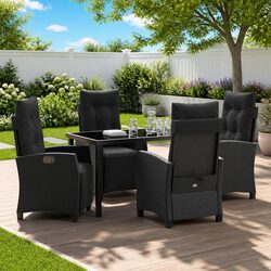 Your Ideal Outdoor Dining Solution - 5-Piece Set