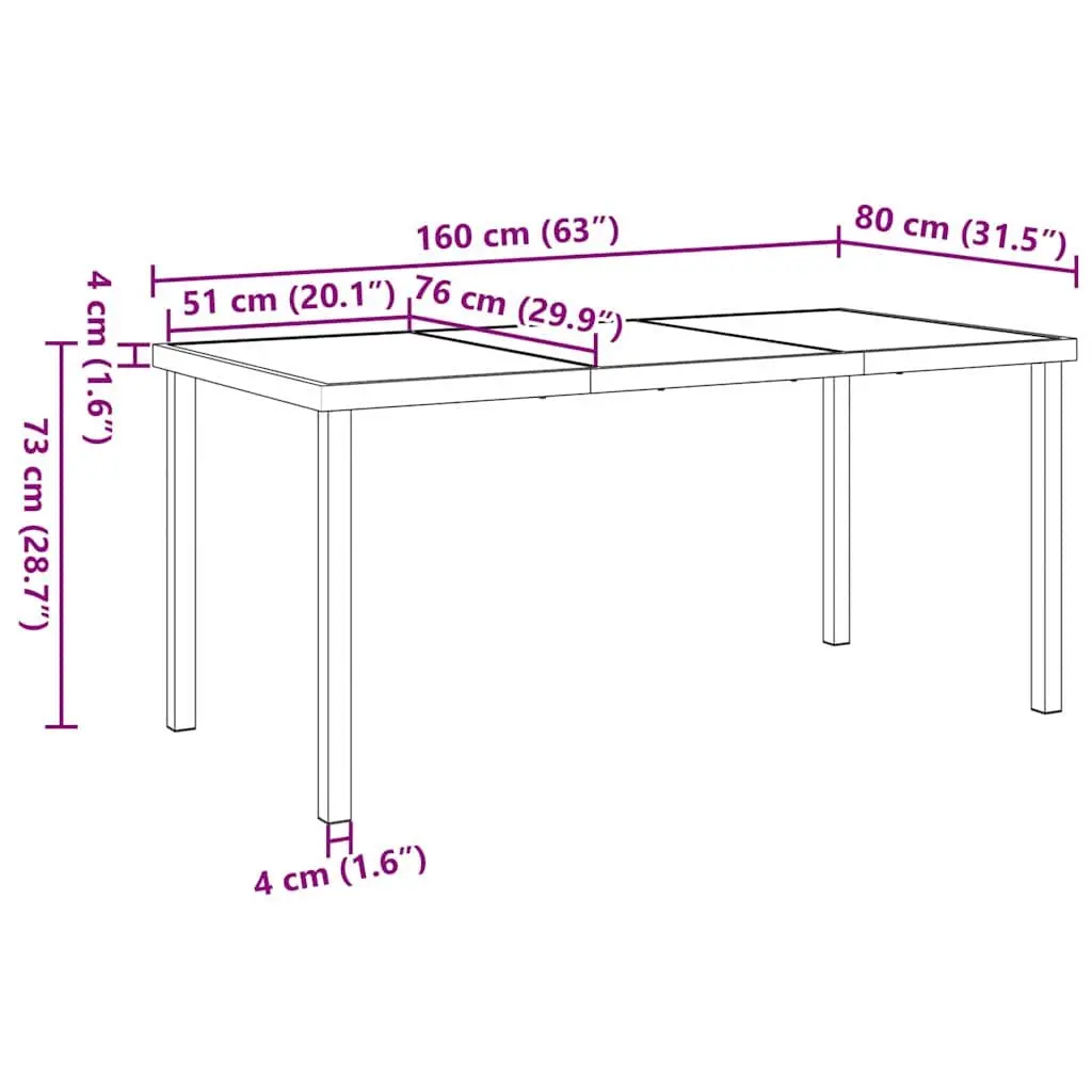 Garden Dining Set 7 Pieces Grey Outdoor Furniture Patio Table Chairs with
