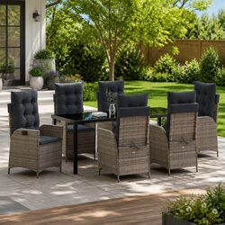 Friendly 7-Piece Garden Dining Set for Your Space