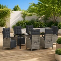 Enhance Your Garden with This 7-Piece Dining Set