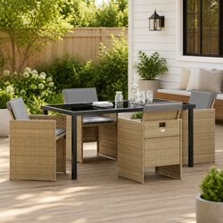 Your Perfect Outdoor Companion: 5-Piece Dining Set