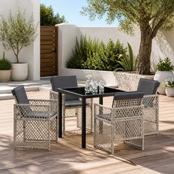 Enjoy Your Outdoor Time with This 5-Piece Dining Set