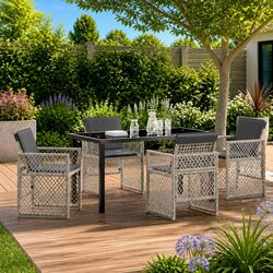 Your New 5-Piece Garden Dining Set Awaits You