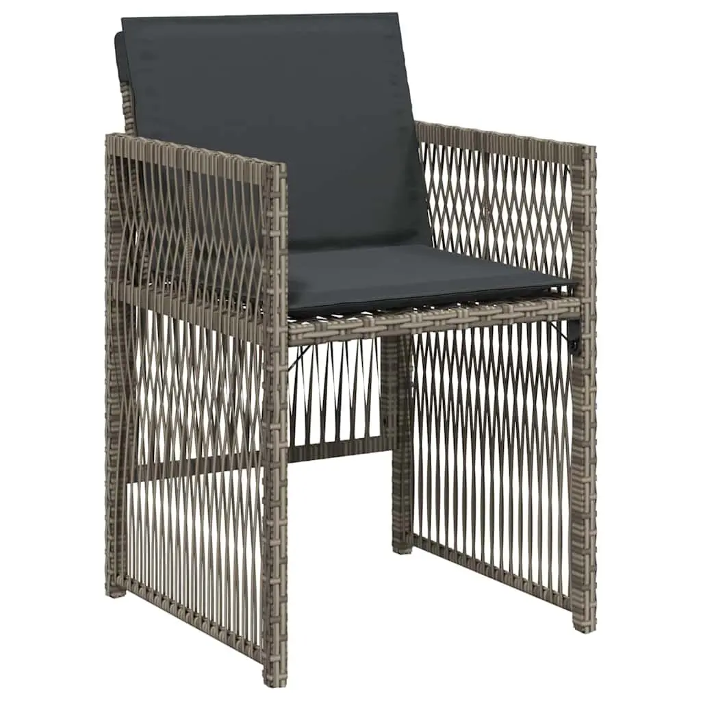 5-Piece Grey Garden Dining Set