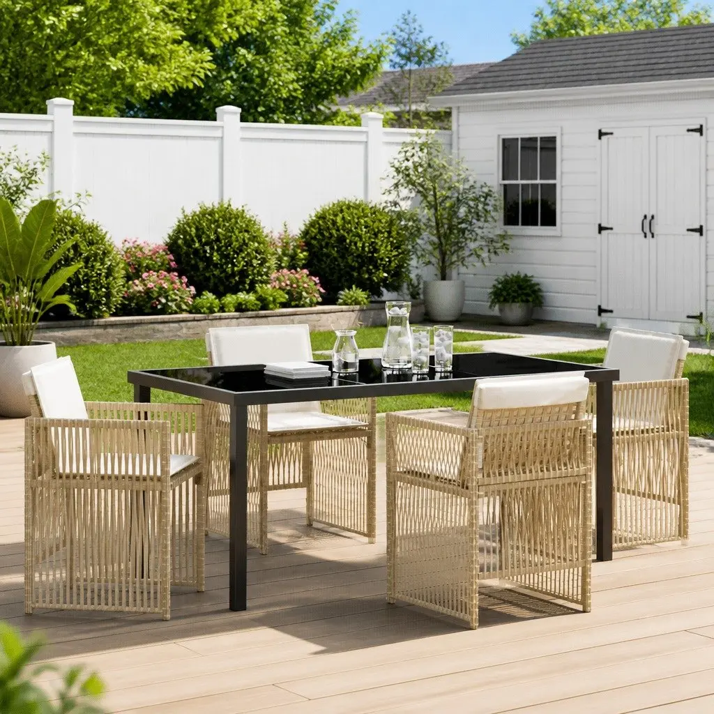 5-Piece Dining Set for Outdoors