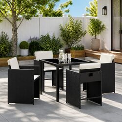 Enjoy Outdoor Meals with Our 5-Piece Dining Set