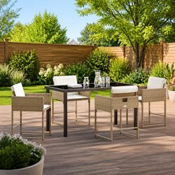 Enhance Your Outdoor Space with 5-Piece Dining Set