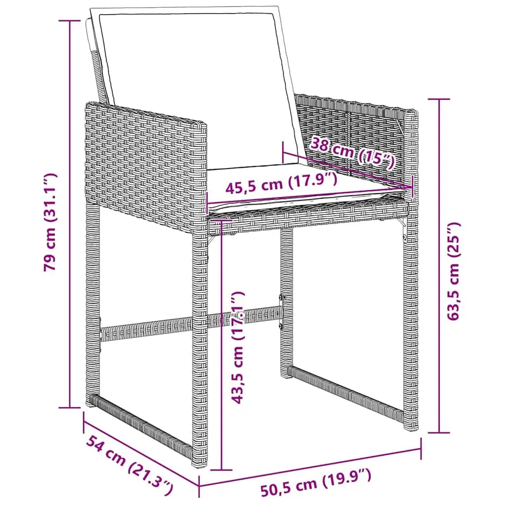 Garden Dining Set Contemporary Light Grey 5 Pieces Outdoor Patio Furniture Table Chairs