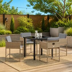 Friendly 5-Piece Garden Dining Set for Your Patio