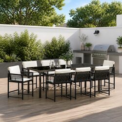 Your Outdoor Dining Experience: 9-Piece Set Awaits