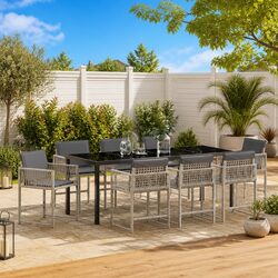You’ll Love This 9-Piece Garden Dining Set for Your Space