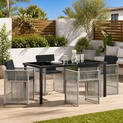Friendly 5-Piece Garden Dining Set for Your Outdoor Space