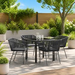 Your New 5 Piece Outdoor Dining Set Awaits