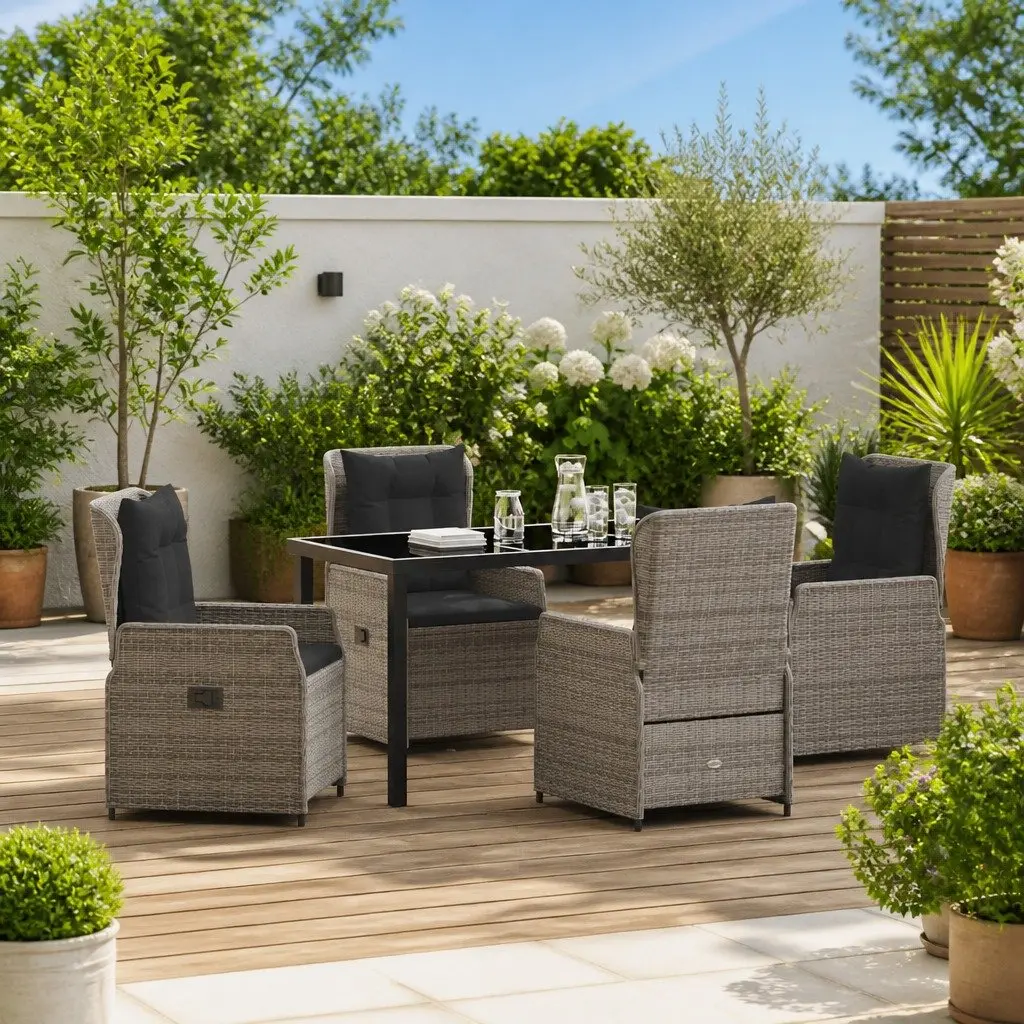 5 Piece Garden Dining Set