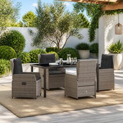 Your New Favorite Grey Garden Dining Set