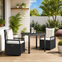 Friendly 3-Piece Garden Dining Set for You