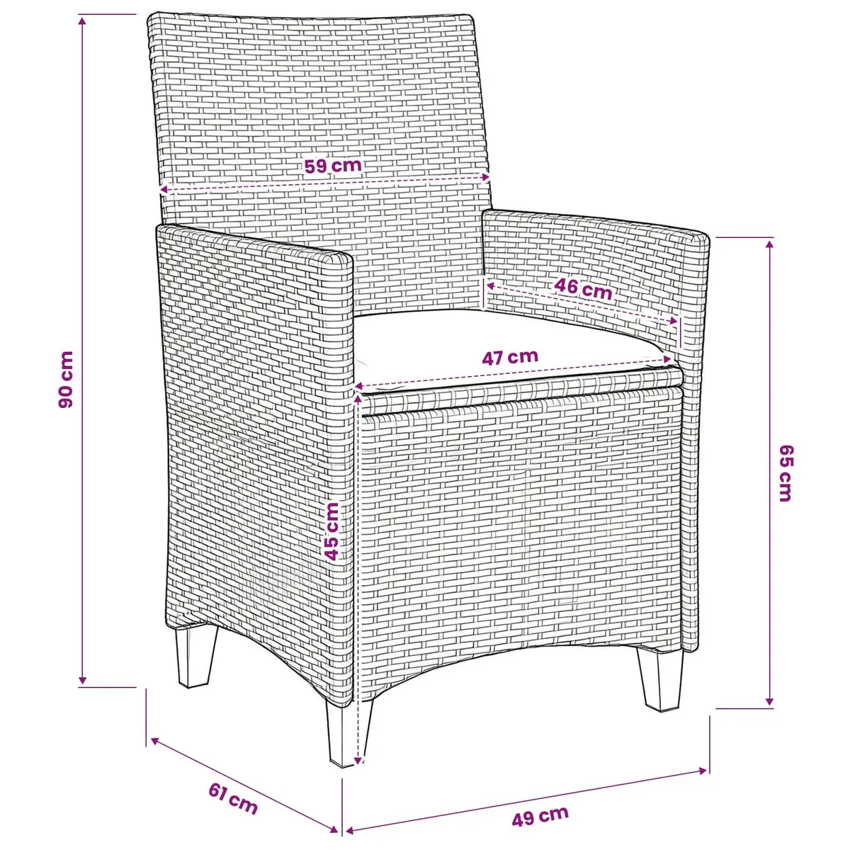 5-Piece Outdoor Dining Set