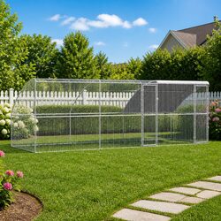 Your Friendly 3-Piece Chicken Cage for Outdoor Spaces