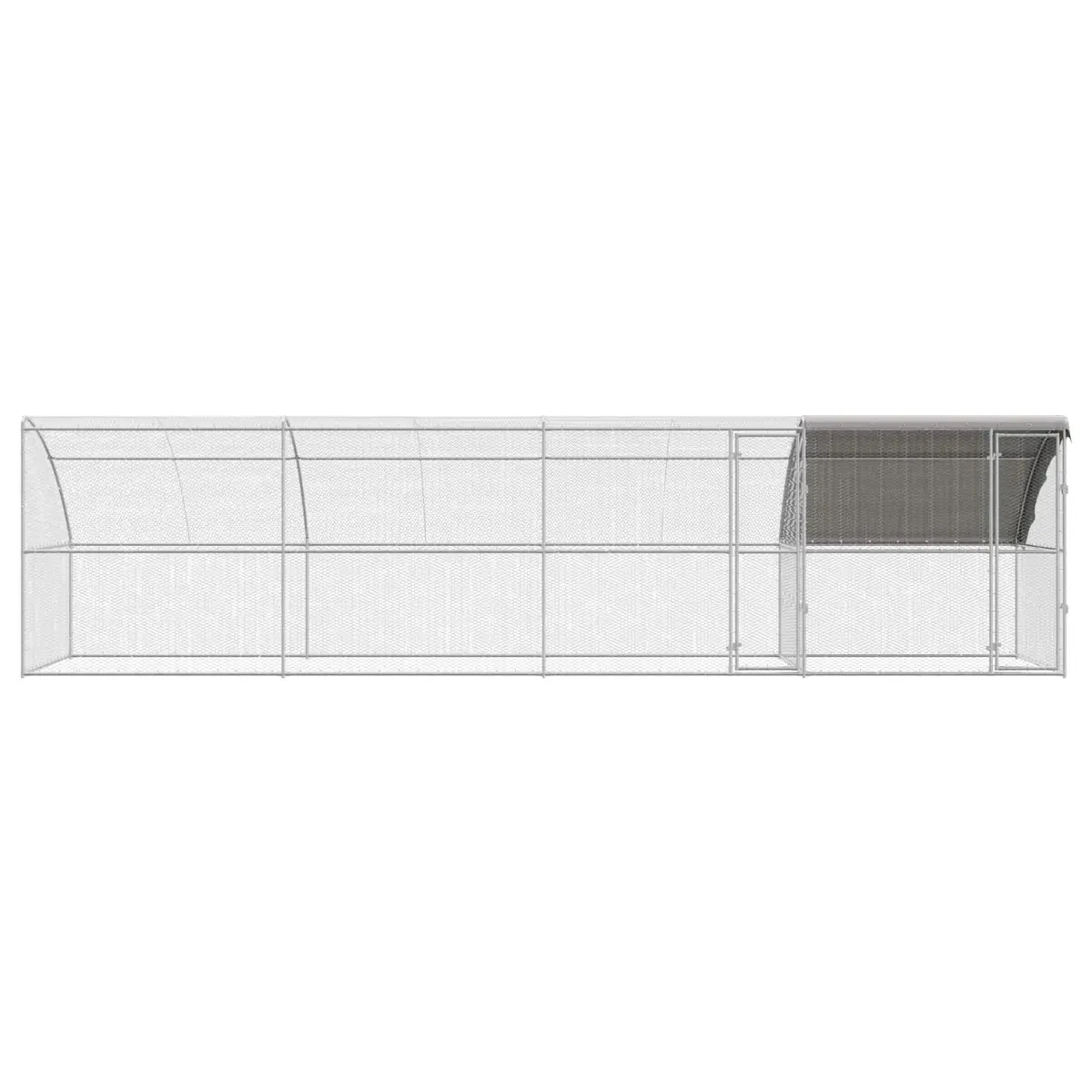 Chicken Cage Modern Weather-Resistant Steel PE Outdoor Aviary 800x200x200cm 4 Piece