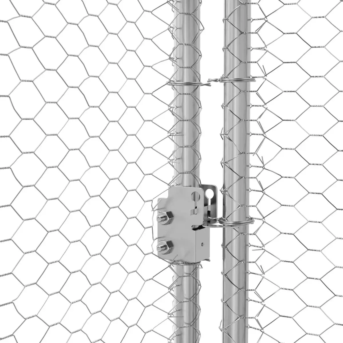 Chicken Cage Modern Weather-Resistant Steel PE Outdoor Aviary 800x200x200cm 4 Piece