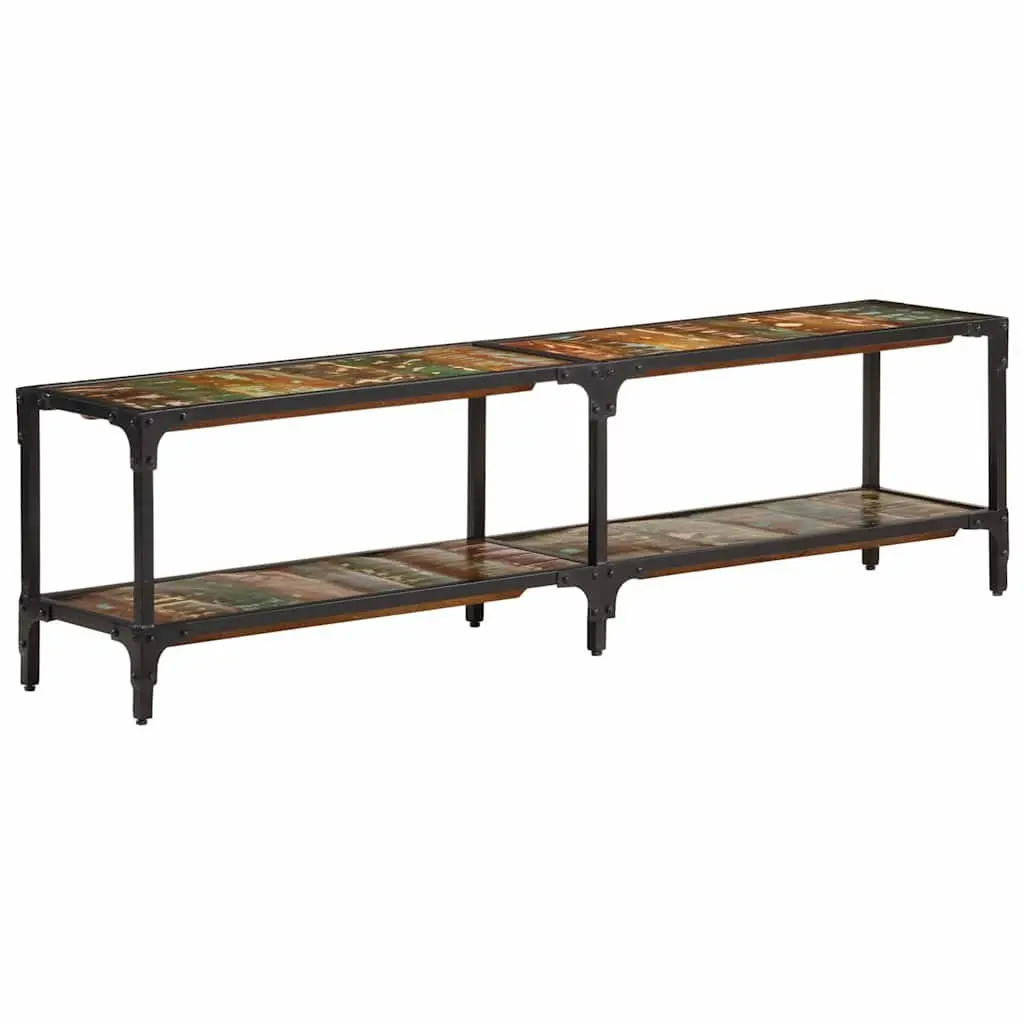 TV Cabinet 150x30x41 cm Solid Reclaimed Wood Vintage Antique Style Unit Storage