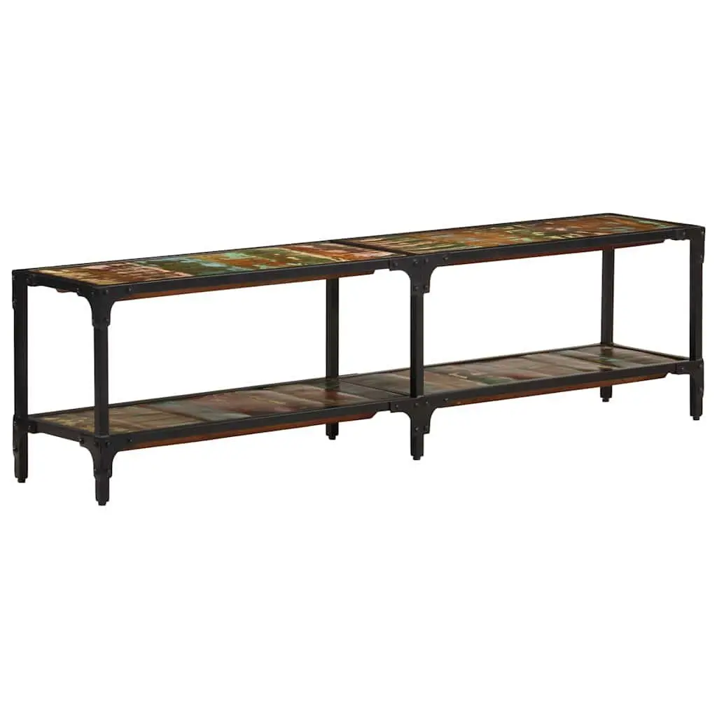 TV Cabinet 150x30x41 cm Solid Reclaimed Wood Vintage Antique Style Unit Storage