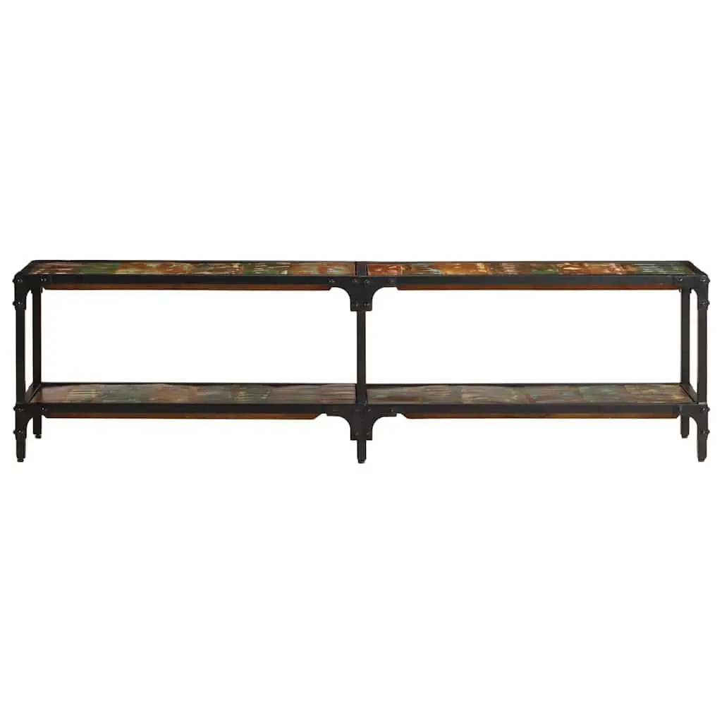 TV Cabinet 150x30x41 cm Solid Reclaimed Wood Vintage Antique Style Unit Storage
