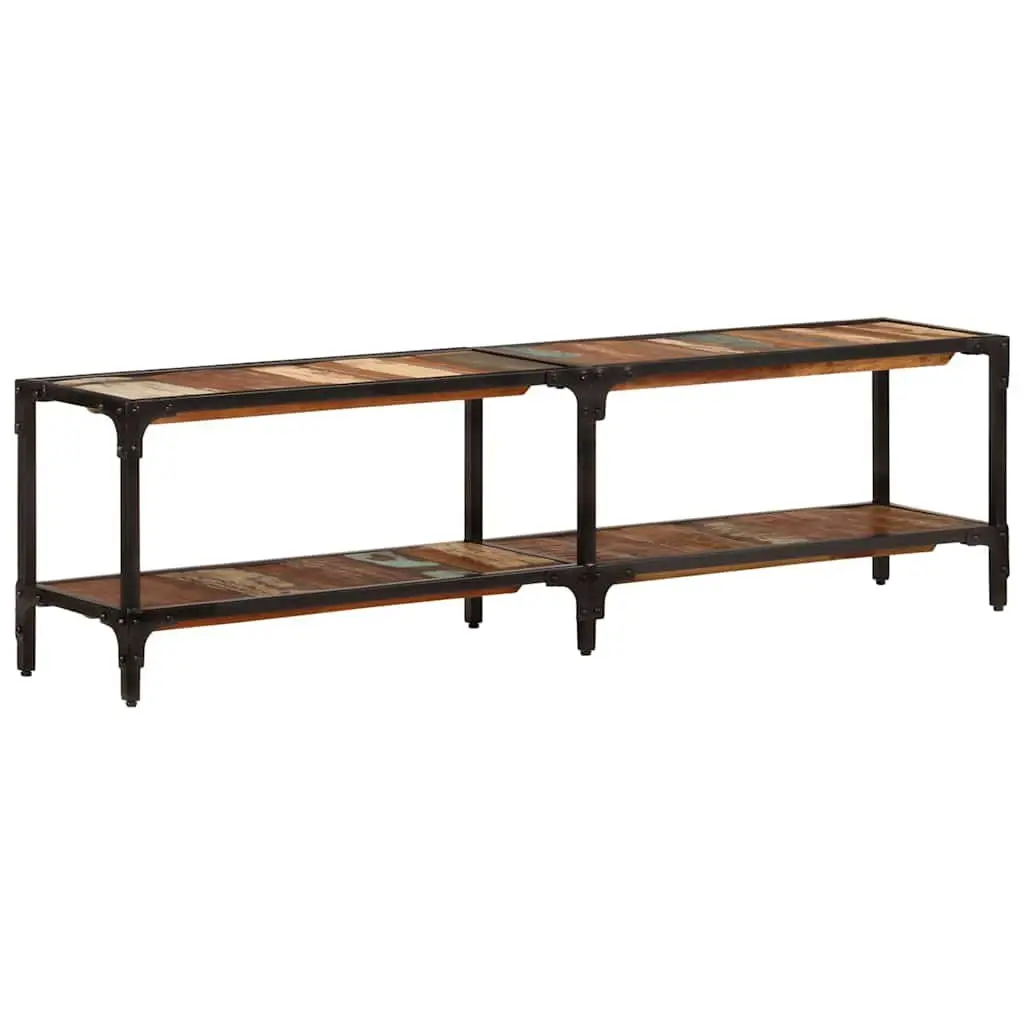 TV Cabinet 150x30x41 cm Solid Reclaimed Wood Vintage Antique Style Unit Storage