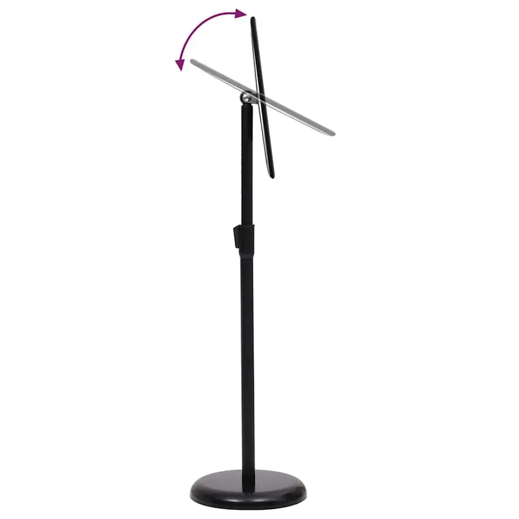 Poster Stand Height-Adjustable Rotatable Black 32.7 x 24 x 108 cm 2 pcs