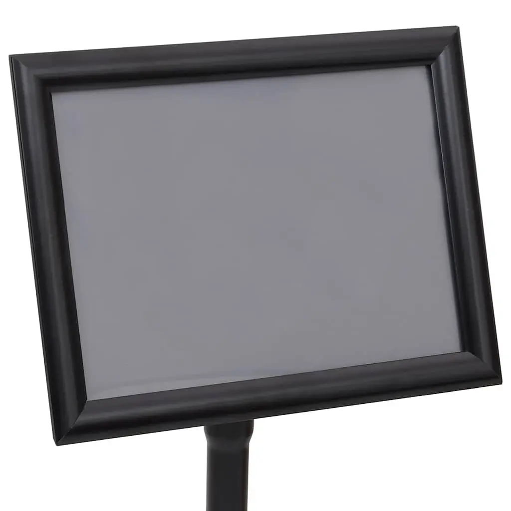 Poster Stand Height-Adjustable Rotatable Black 32.7 x 24 x 108 cm 2 pcs